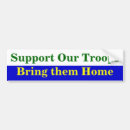 Search for support our troops bumper stickers War