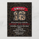 Search for red leopard invitations Party