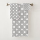 Search for gray bath towels Dots