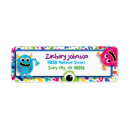 Search for monsters return address labels Birthday