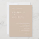 Search for taupe wedding invitations Typography