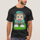 Search for headphones monkey tshirts Cute