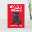 Search for pug valentines day cards Red