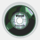 Search for 45 rpm record stickers Music