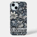 Search for silver flowers iphone cases Vintage