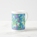 Search for blue and white china mugs Flowers