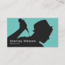 Search for vocalist business cards Musician
