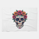 Search for sugar skull tea towels Spooky