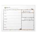 Search for bird notepads Weekly calendar
