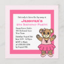 Search for dancing bear invitations Pink