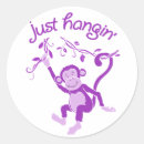 Search for purple monkey stickers Animal