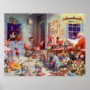 Search for santas workshop posters Vintage