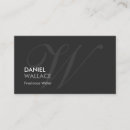 Search for screenwriter business cards Modern