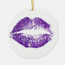 Search for lips christmas tree decorations Glitter