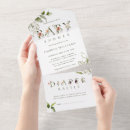 Search for diaper raffle baby shower invitations Greenery