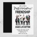 Search for friendship invitations Black and white