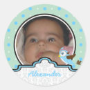 Search for baby boy birth announcement stickers Dots