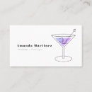 Search for cocktail business cards Mixologist