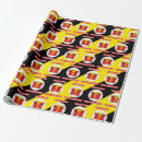 Search for do not open wrapping paper Red