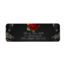 Search for french rose return address labels Elegant