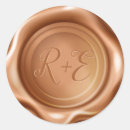 Search for bronze monogram stickers Wax