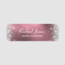 Search for rose gold name tags Sparkly