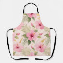 Search for hibiscus aprons Pink hibiscus pattern