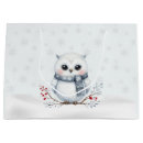 Search for christmas owl gift bags Snow
