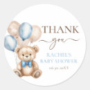 Search for teddy bear boy baby shower stickers Cute