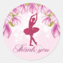 Search for ballerina thank you stickers Pink
