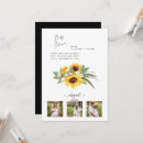Search for sunflower photo invitations Modern