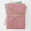 Search for gold zebra wrapping paper Pink