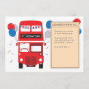 Search for london birthday invitations Bus