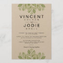 Search for organic wedding invitations Garden