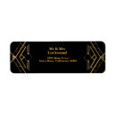 Search for gatsby wedding return address labels Elegant