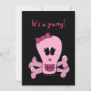 Search for girly skull invitations For her