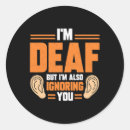 Search for sign language interpreter stickers Hard of hearing