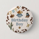 Search for birthday cowboy badges Wild west