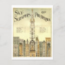 Search for philadelphia skyline postcards Philly