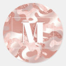 Search for monogram vinyl stickers Rose gold