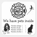Search for in case of fire stickers Cat