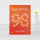 Search for 98th cards Red