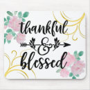 Search for floral blessings mousepads Blessed