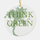 Search for think christmas tree decorations Green