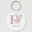 Search for letter f key rings Floral