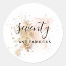 Search for happy 70 stickers For her