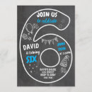 Search for boys 6th birthday invitations Sixth