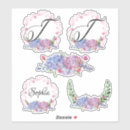 Search for letter t stickers Floral monogram