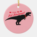 Search for dinosaur christmas tree decorations Pink