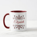 Search for snow flake mugs Red